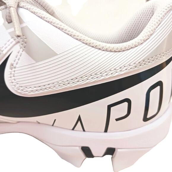 NEW Nike FASTFLEX VAPOR Pro Football Cleats Sz 13 White SILVER Laced DQ5114-100 main image 14